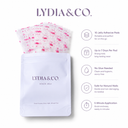 Reusable jelly nail tabs transparent press on nail adhesive pads portable manicure application